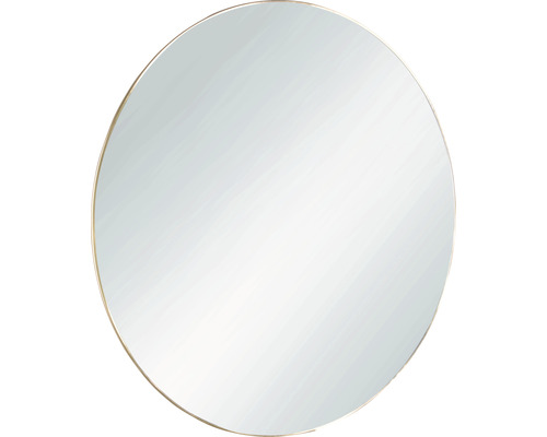 Nástěnné zrcadlo MILA zlaté Ø50 cm
