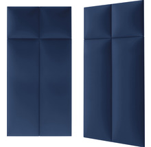 Dva modré akustické panely pro dekoraci stěn