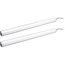 Dvě LED světla pod skříňku s napájecím kabelem