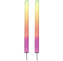 Dva LED světelné sloupy pro interiérové osvětlení