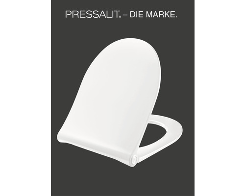 Záchodové prkénko Pressalit Sway D2 bílá s automatickým zavíráním 994000-DF4999 Toaletní sedátko Pressalit