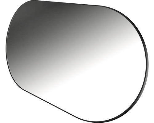 Obdélníkové zrcadlo se zaoblenými rohy a rámem