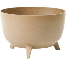 Žardinka ROMA ECO WOOD plastová 4v1 na 3 nožičkách Ø 29 cm světle hnědá
