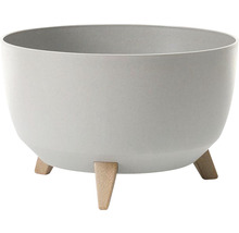 Žardinka ROMA ECO WOOD plastová 4v1 na 3 nožičkách Ø 29 cm šedá