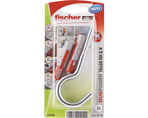 Hmoždinka Fischer DUOPOWER 10x50 RHGKNV, blistr