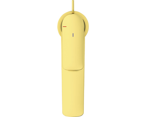 Umyvadlová baterie s pákou pro regulaci teploty a průtoku vody