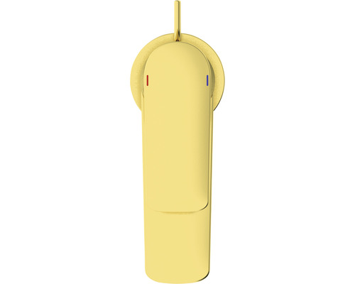 Zlatá umyvadlová baterie s jednou pákou