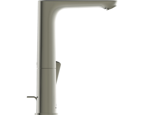 Umyvadlová baterie z kovu, pohled shora