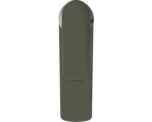 Umyvadlová baterie s označením pro studenou a teplou vodu