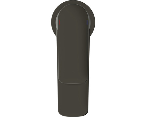 Umyvadlová baterie s označením studené a teplé vody