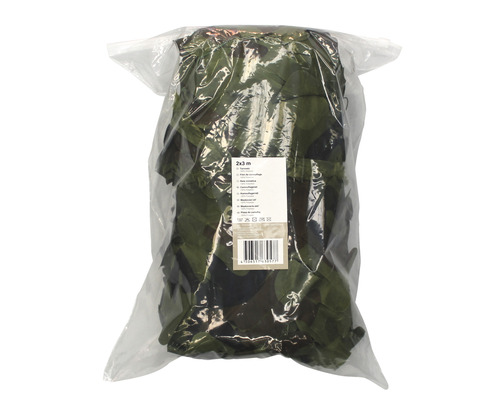 Balená maskovací síťová plachta, 2x3 metry, pro maskování