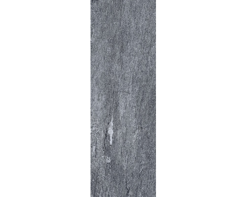 Keramická dlažba 120x40x3 cm Monte Polare Šedá podlahová dlaždice s kamenným vzhledem.