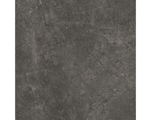 Keramická dlažba 100x100x2 cm Modern Concrete Antracit Tmavě šedá podlahová dlaždice s kamennou strukturou