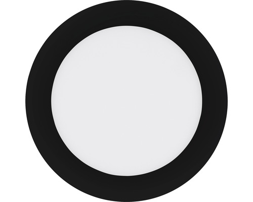 Kulaté LED stropní svítidlo s černým rámem
