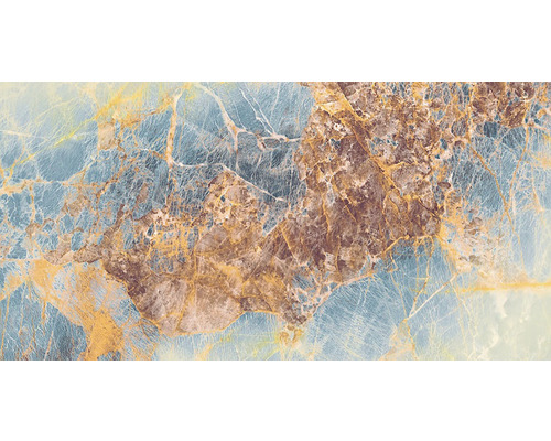 Dlažba imitace mramoru Nebula Sapphire 80x160 cm