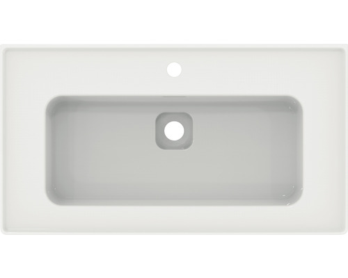 Keramické umyvadlo na desku s otvorem pro kohoutek a přepadem