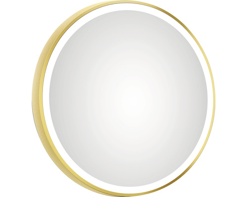 LED zrcadlo do koupelny s osvětlením DSK Bronze Circular 60 x 60 cm IP 24