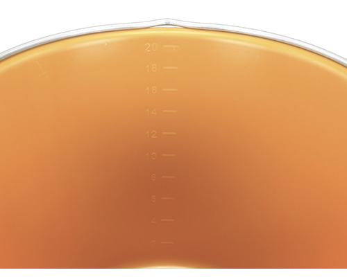 Vnitřek odměrky s údaji o objemu