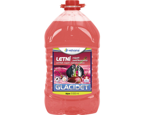 Kapalina do ostřikovačů GLACIDET 5L PET VIŠEŇ 5 L PET, letní Glacidex letní kapalina do ostřikovačů, 5000 ml