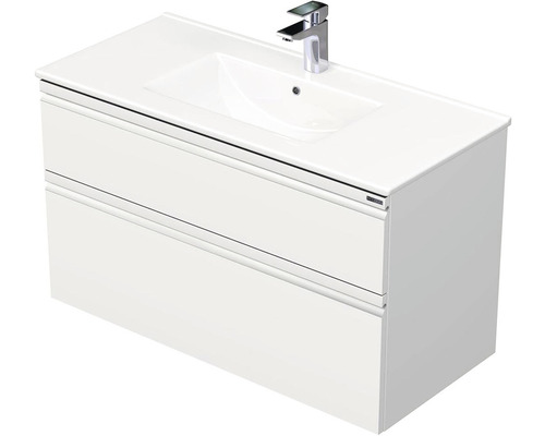 Koupelnová skříňka s umyvadlem Intedoor BRAVE bílá 101 x 59,5 x 46 cm