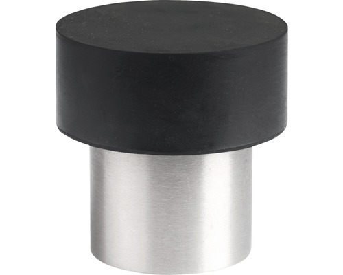 Dveřní zarážka z nerezové oceli a gumy