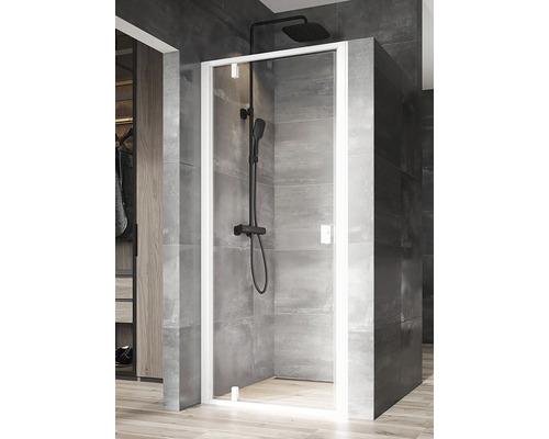 Sprchové dveře do niky RAVAK Nexty NDOP1-80 white/white+transparent 03O40101Z1
