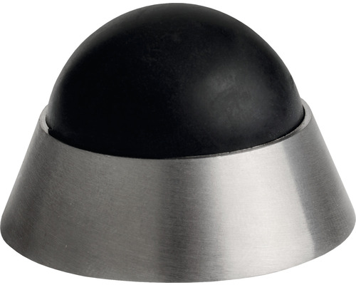 Dveřní zarážka z nerezové oceli a gumy