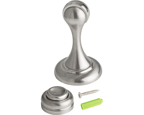 Dveřní zarážka s montážním materiálem