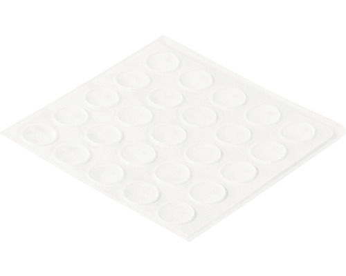 List s transparentními nábytkovými podložkami