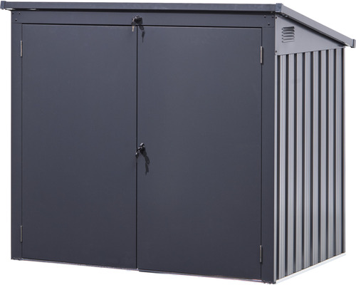 Kovová skříň na nářadí se dvěma uzamykatelnými dveřmi