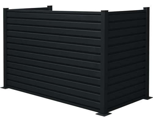 Zástěna z vodorovných lamel pro zahradu