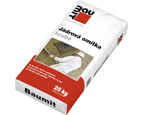 Jádrová omítka BAUMIT univerzální hrubá 25 kg šedá