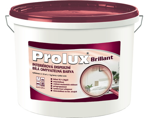 Barva na zeď Prolux Brillant bílá 3,5 kg