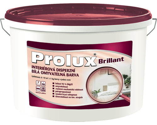 Barva na zeď Prolux Brillant bílá 7,5 kg