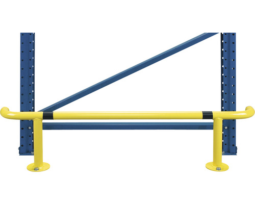 Ochranná zábrana proti najetí pro regály ocelová žlutá/černá 1250x300 mm