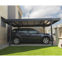 Přístřešek na auto PALRAM Palma 5000 hliník 497 x 293 cm šedý