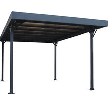Přístřešek na auto PALRAM Palma 5000 hliník 497 x 293 cm šedý