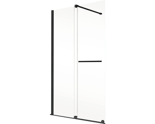 Sprchová zástěna s černým rámem