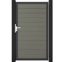 Hliníková zahradní branka s klikou