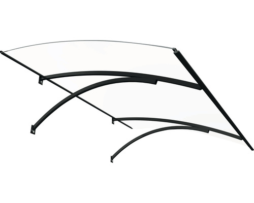 Vchodová stříška Hof 1200 x 850 x 250 mm antracit Vchodová stříška Hof 1200 x 850 x 250 mm antracit