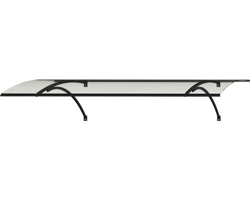 Stříška nad vchodové dveře s podpěrami