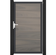 Zahradní branka s rámem a rukojetí