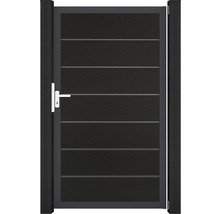 Hliníková zahradní branka s vodorovnými lamelami