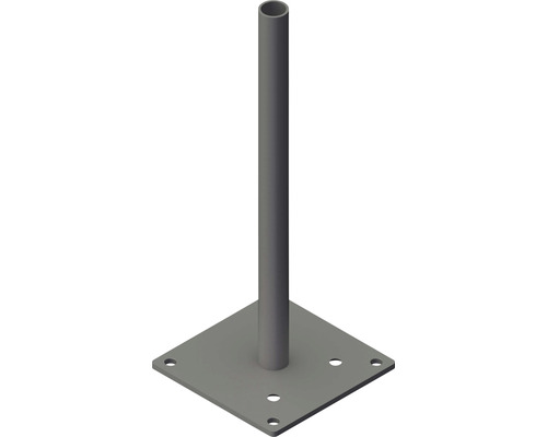 Patka sloupku s čtvercovou základnou a držákem sloupku
