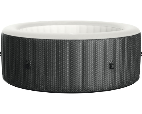 Kulatá nafukovací vířivka s pleteným vzorem