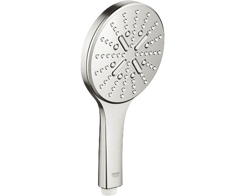 Ruční sprcha GROHE Rainshower SmartActive 130 x 130 mm nerezová ocel 26574DC0 Ruční sprcha se sprchovou hlavicí a rukojetí