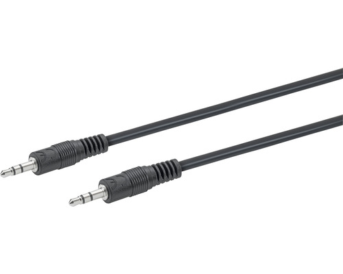 Audio kabel jack 3,5mm 1,5 m černý