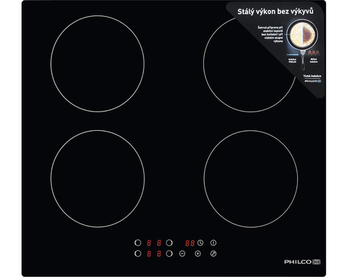 Indukční varná deska se čtyřmi varnými zónami