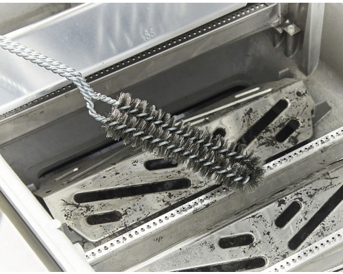 Kartáč na čištění grilu se používá k čištění grilu.