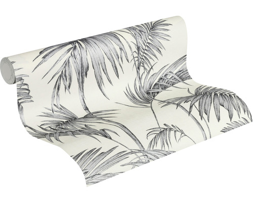 Role tapety se vzorem palmových listů